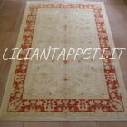 tappeto orientale ziegler fondo avorio da salotto in lana 179x122 cm