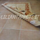 tappeto orientale ziegler fondo avorio da salotto in lana 179x122 cm