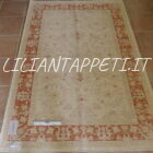 tappeto orientale ziegler fondo avorio da salotto in lana 179x122 cm