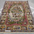 tappeto persiano bakhtiari gol farang da salotto in lana 227x167 cm
