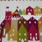 kilim polacco fatto a mano da salotto fondo chiaro in lana 238x127 cm
