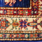 tappeto passatoia fondoletto kazak afghano blu 216x80 cm