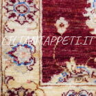fondoletto passatoia fondo rosso bordeaux ziegler 182x63 cm
