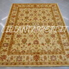 tappeto annodato orientale ziegler fondo avorio da salotto in lana 234x178 cm