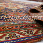 tappeto persiano gashgai kashkuli antico circa 1870 lana su lana 220x130 cm