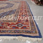 tappeto persiano mud da salotto fondo blu avorio in lana 314x217 cm
