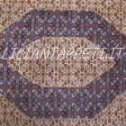 tappeto persiano mud da salotto fondo blu avorio in lana 314x217 cm