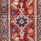 tappeto persiano mud da salotto fondo blu avorio in lana 314x217 cm