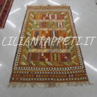 antico kilim persiano gashgai multicolore 304x167 cm