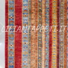 tappeto orientale moderno ziegler bakhtiari da salotto fondo multicolore disegno moharramat in lana 247x178 cm
