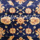 passatoia elegante orientale per il corridoio fondo blu 293x80 cm
