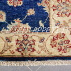 passatoia elegante orientale per il corridoio fondo blu 293x80 cm