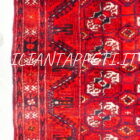 tappeto bukhara tekke rosso bordeaux da salotto 191x133 cm
