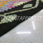 kilim afghano quadrato da ingresso 151x153 cm