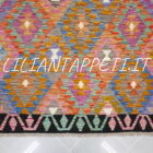 kilim afghano quadrato da ingresso 151x153 cm