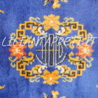 tappeto cinese pechino da salotto molto decorativo fondo blu in lana 250x150 cm