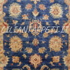 tappeto orientale ziegler fondo blu in lana 184x148 cm