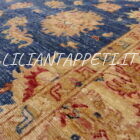 tappeto orientale ziegler fondo blu in lana 184x148 cm