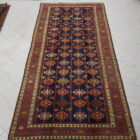 antico tappeto caucaso karabagh kelley fondo blu motivo afshan