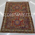 antico tappeto shirvan Konagkend da salotto in ottime condizioni 150x117 cm
