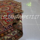 antico tappeto shirvan Konagkend da salotto in ottime condizioni 150x117 cm