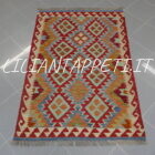 piccolo kilim afghano multicolore 148x102 cm