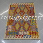 piccolo kilim afghano multicolore 144x104 cm