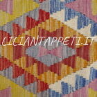 piccolo kilim afghano multicolore 144x104 cm