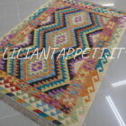 piccolo kilim afghano multicolore 155x107 cm