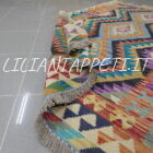 piccolo kilim afghano multicolore 155x107 cm