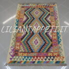 piccolo kilim afghano multicolore 155x107 cm
