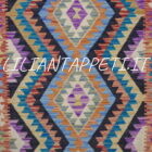 piccolo kilim afghano multicolore 155x107 cm