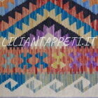 piccolo kilim afghano multicolore 155x107 cm