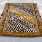 Antico Nim Khorjin shahsavan Persia multicolore 62x57 cm