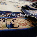 tappeto cinese pechino da salotto color avorio 273x183 cm lana su cotone