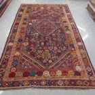 antico tappeto caucaso khila da salotto multicolore da collezione