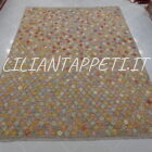 Kilim Afghano da salotto fondo, grigio, arancio, rosso, azzurro 293X210 cm
