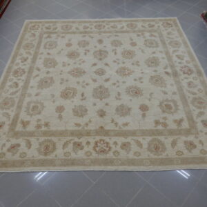 tappeto orientale ziegler quadrato decorativo da sala fondo chiaro 250x250