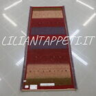 passatoia fondoletto persiano gashgai kashkuli fondo multicolore in lana 192x82 cm