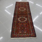 tappeto fondoletto persiano gharaje fondo rosso