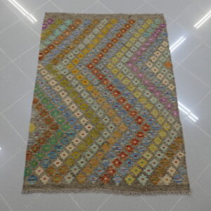 piccolo kilim afghano multicolore