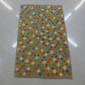 piccolo kilim afghano multicolore