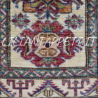 tappeto passatoia fondoletto kazak afghano fondo chiaro 183x61 cm