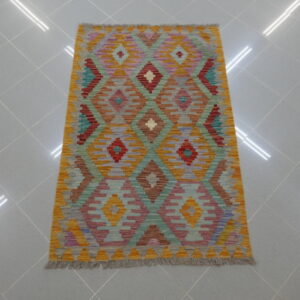 piccolo kilim afghano multicolore