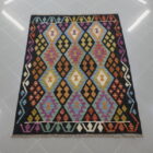 kilim afghano da salotto multicolore