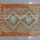 piccolo kilim afghano annodato a mano in lana 118x83 cm