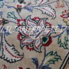 tappeto persiano Tabriz 60 Raj Misto Seta firmato rotondo 200cm di diamtro da salotto fondo chiaro