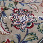 tappeto persiano Tabriz 60 Raj Misto Seta firmato rotondo 200cm di diamtro da salotto fondo chiaro