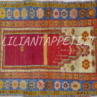 Antico tappeto Konya a preghiera Turchia centrale XIX secolo lana su lana 150x117 cm