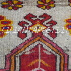 Antico tappeto Konya a preghiera Turchia centrale XIX secolo lana su lana 150x117 cm
